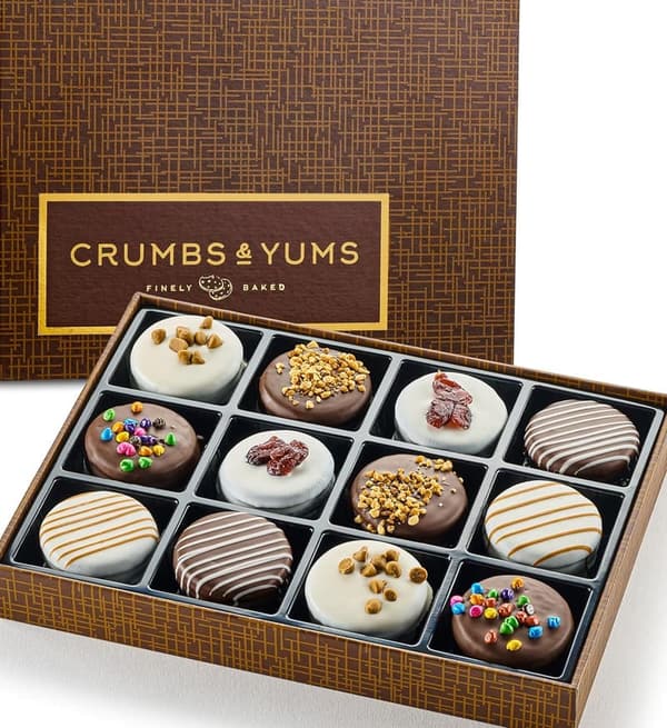 Father's Day Gourmet Cookie Gift Basket - 12 Assorted Treats