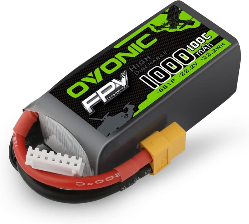 100C 1000mAh 22.2V Lipo Battery for RC Racing Drones