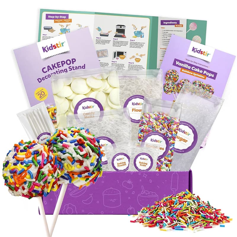 Kids Baking Set: All-in-One Cake Pop Kit for Ages 6-12