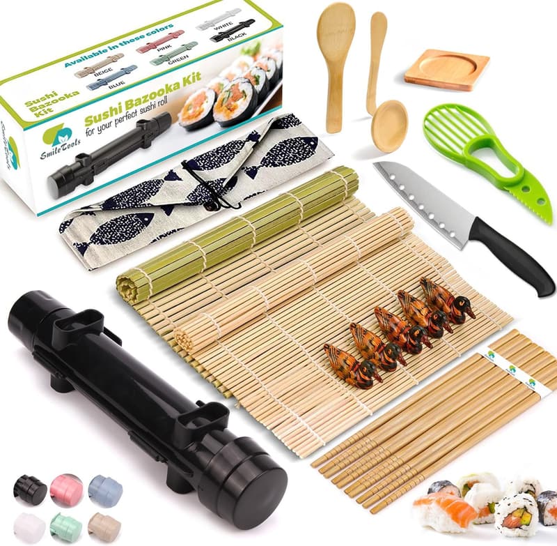 Sushi Making Kit for Beginners - 22-Piece Set with Accessories