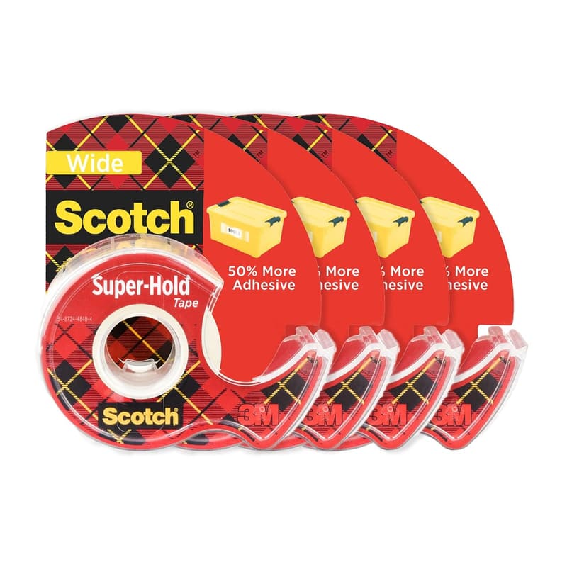 Scotch Super-Hold Tape - 1.5 in x 650 in Roll