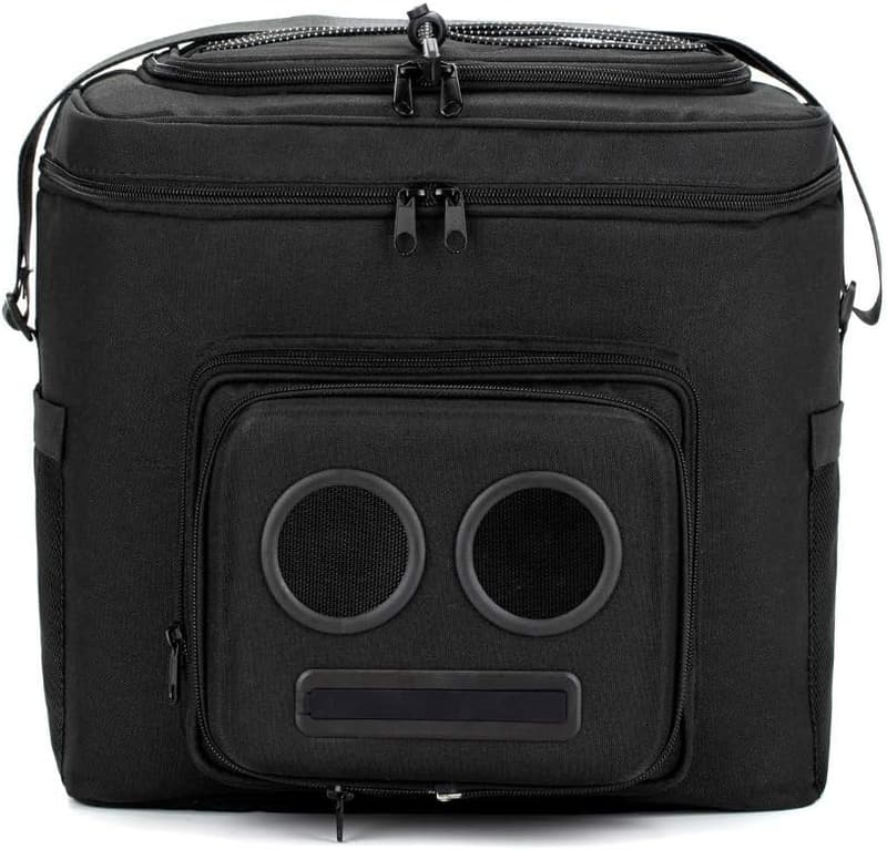 Portable Cooler with 20W Bluetooth Speakers for Outdoors