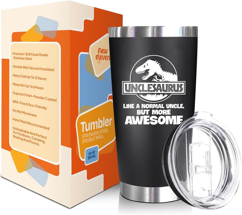 Funny 20 oz Tumbler for New Uncles – Perfect Father's Day Gift