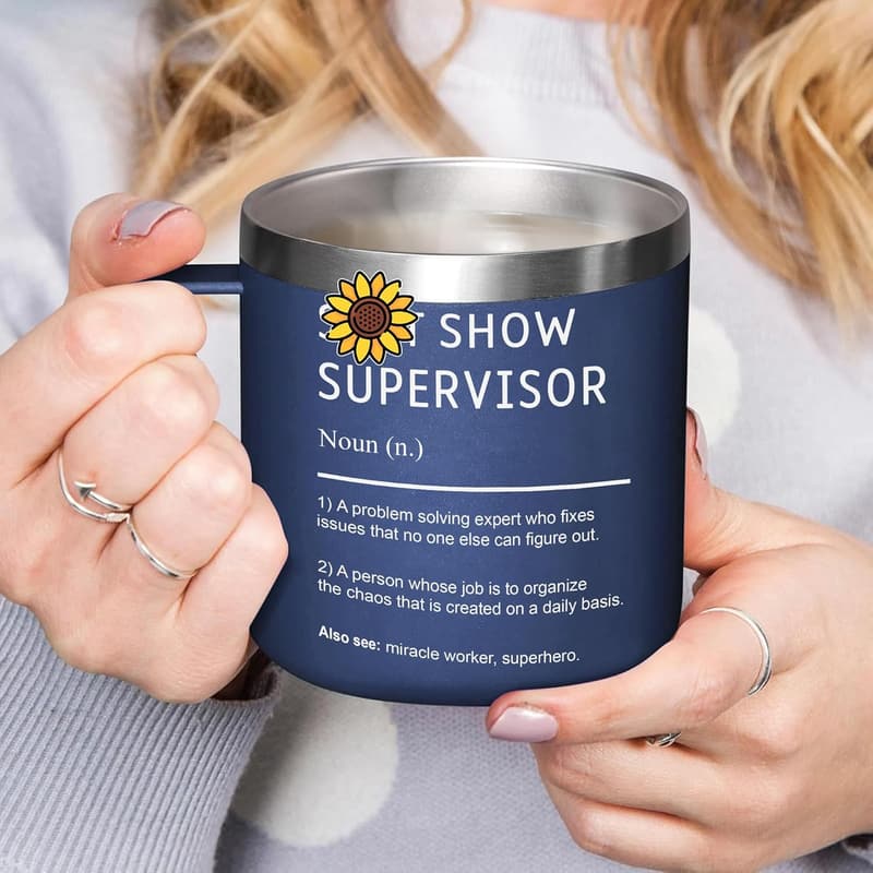 Boss Lady Appreciation Tumbler Mug - Insulated Coffee Cup for Women