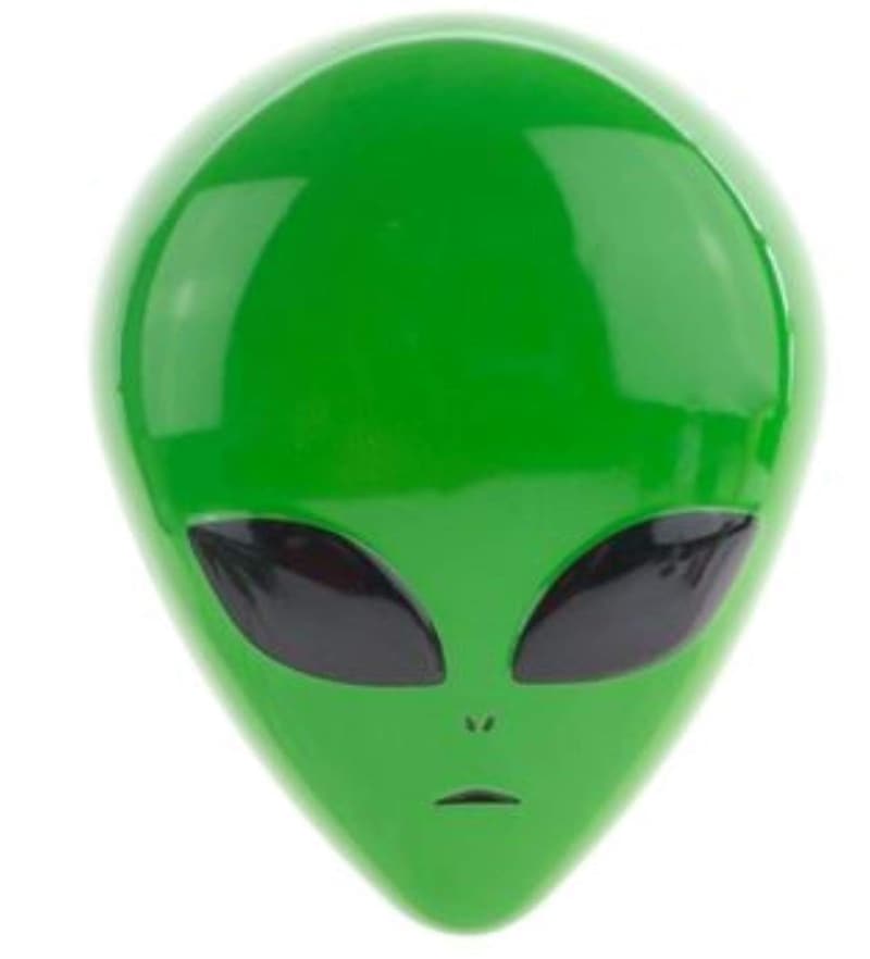 Halloween Alien Head Sours Candy Tin, 1 Ounce