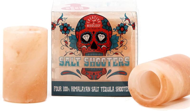 Pink Himalayan Salt Tequila Shot Glasses - 4 Pack