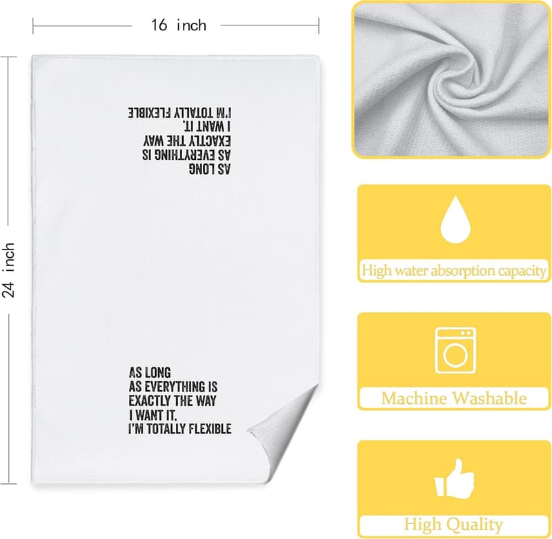 Sarcastic Kitchen Towels - 