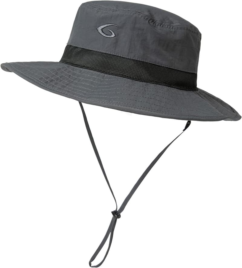Adjustable XXL Waterproof Wide Brim Bucket Hat for Outdoor Activities