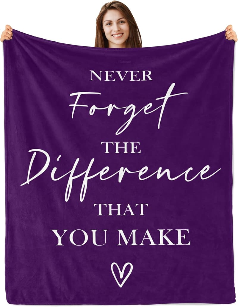 Farewell Gift Blanket for Women Coworkers, 60x50in
