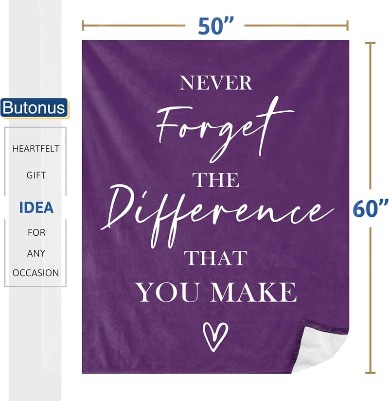 Farewell Gift Blanket for Women Coworkers, 60x50in