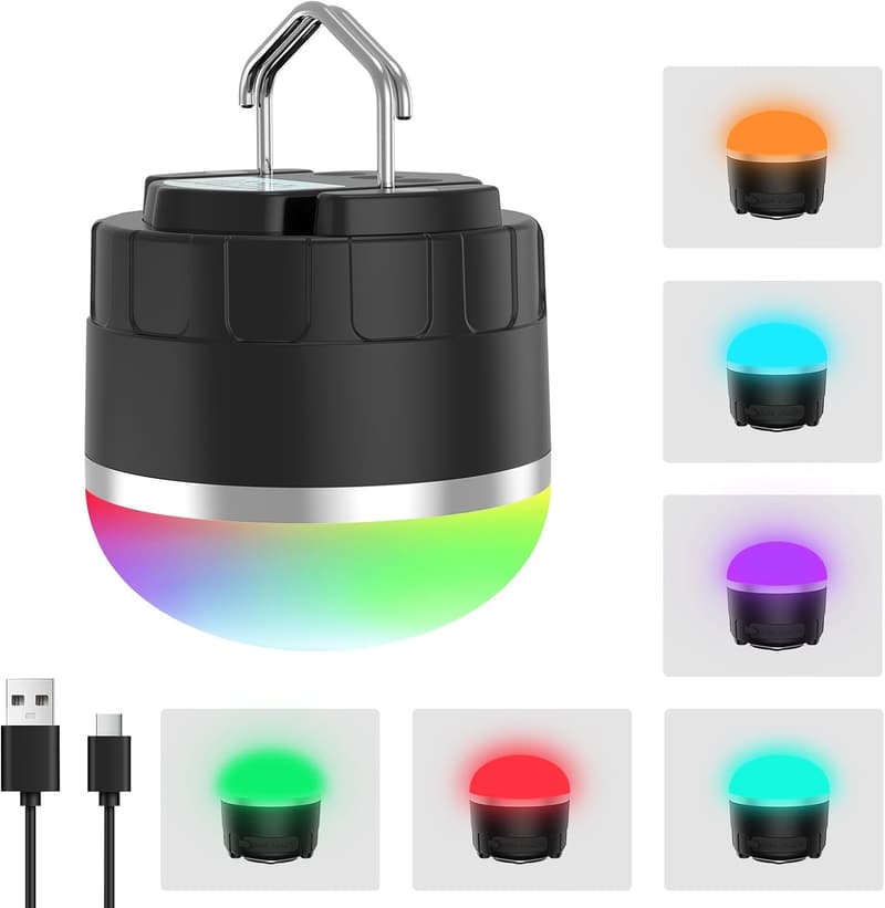 Portable Rechargeable LED Camping Lantern - 1000LM, Waterproof