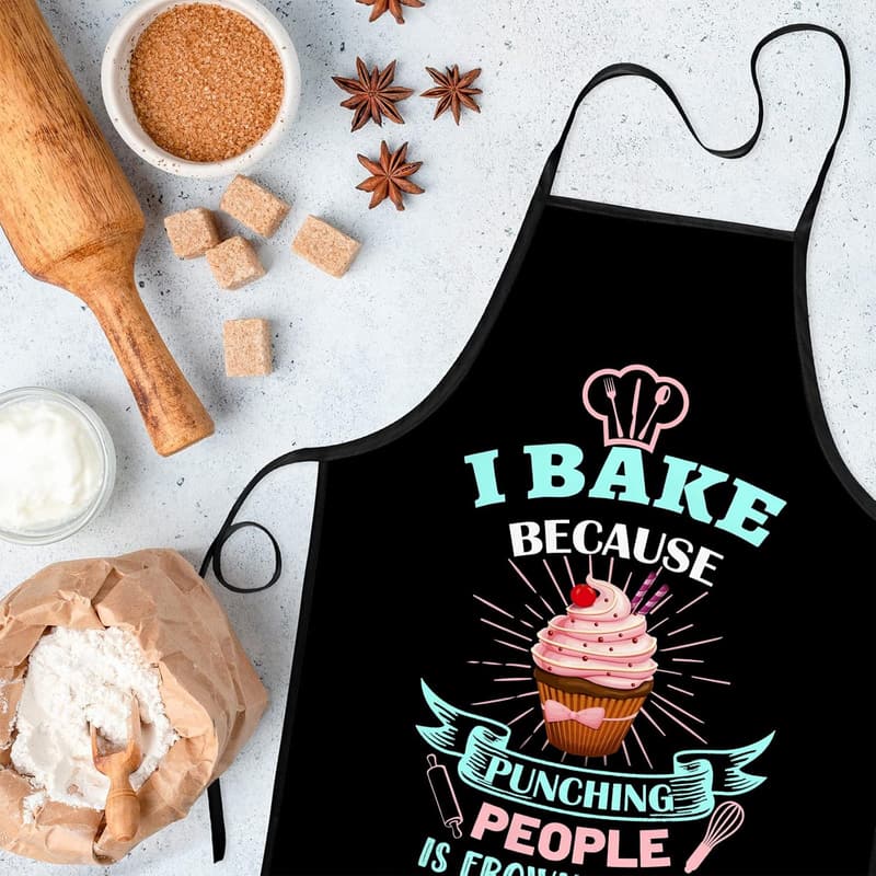 Baking Apron for Women - Fun Gift for Family and Friends