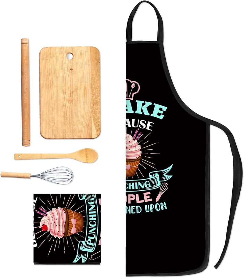Baking Apron for Women - Fun Gift for Family and Friends