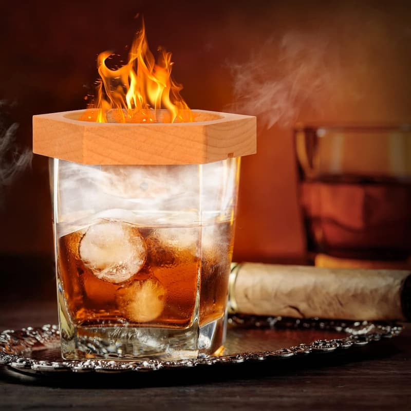 Smoked Bourbon Cocktail Kit for Men - Unique Birthday & Father's Day Gift