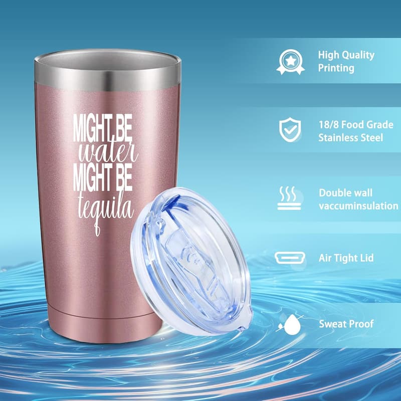 Novelty 20 Oz Insulated Tumblers for Women - Birthday Gift