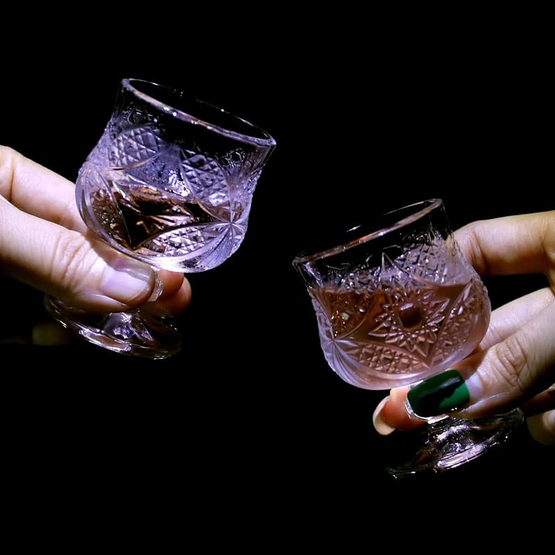 Set of 48 Stemmed Shot Glasses, 1.7oz / 50ml