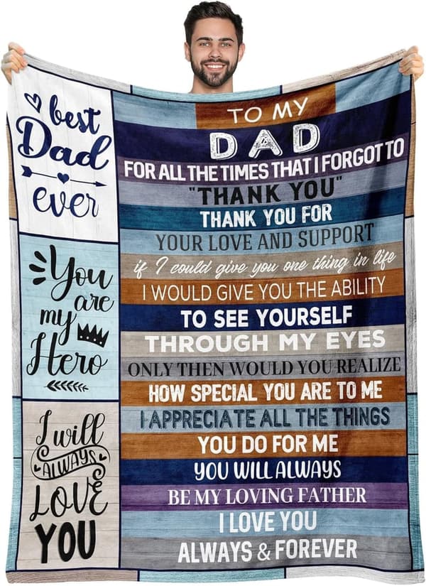 Father's Day Blanket Gift for Dad - 60