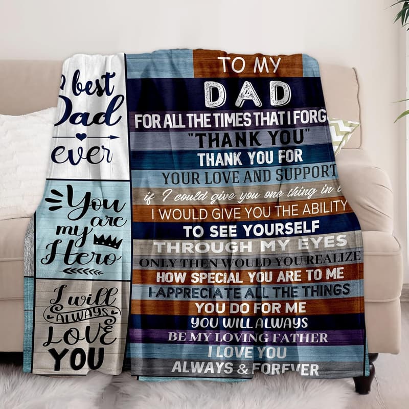 Father's Day Blanket Gift for Dad - 60