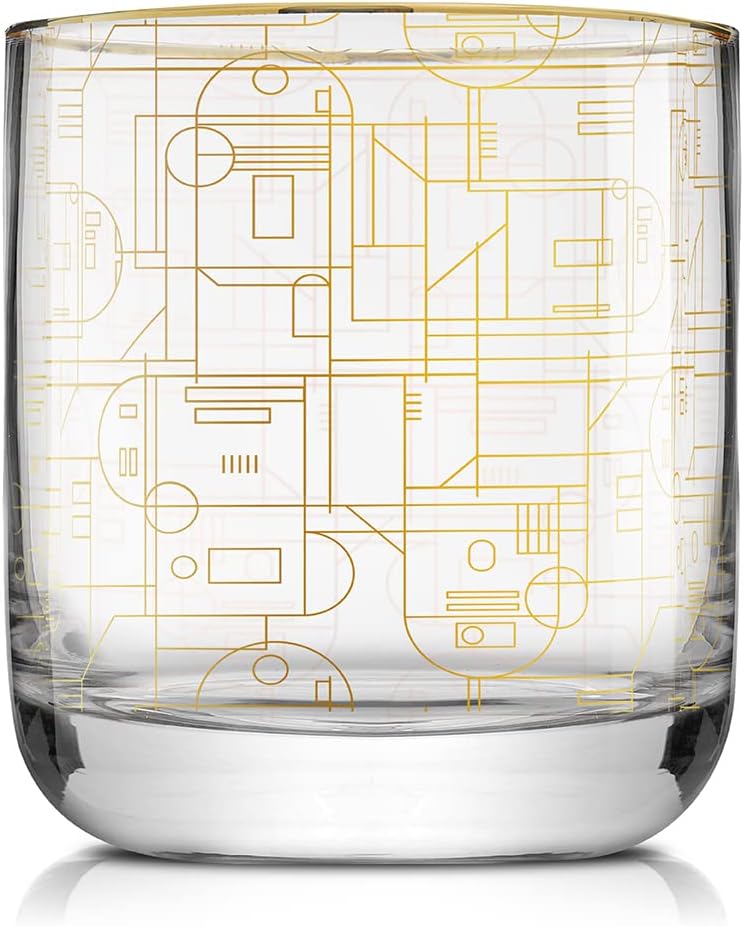 Star Wars Retro Lowball Glasses Set of 4, 10oz Tumbler