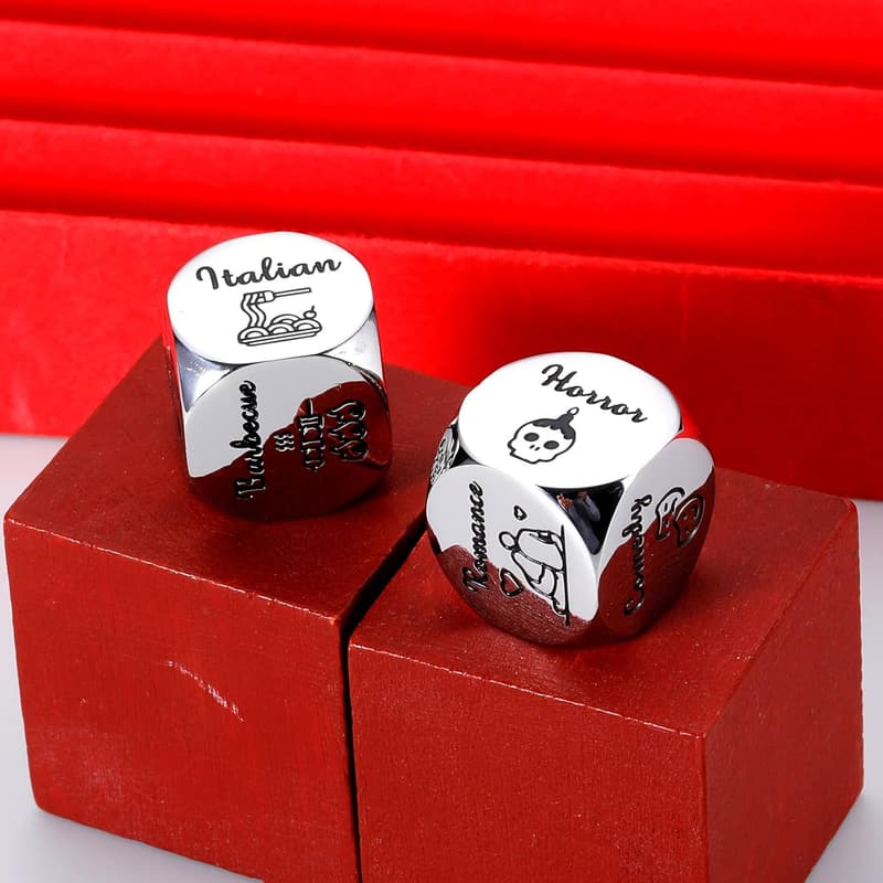6th Anniversary Date Night Dice for Couples - Iron Gift