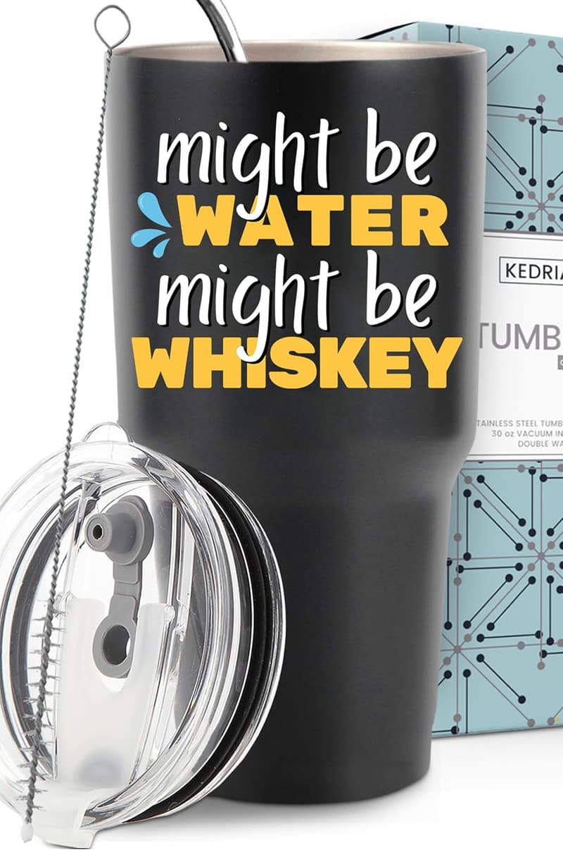 30oz Funny Whiskey Tumbler - Gag Gift for Men