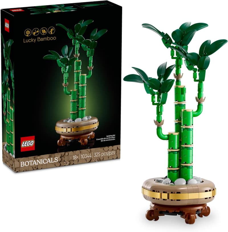 LEGO Botanicals Lucky Bamboo Set - Indoor Décor Gift for Adults