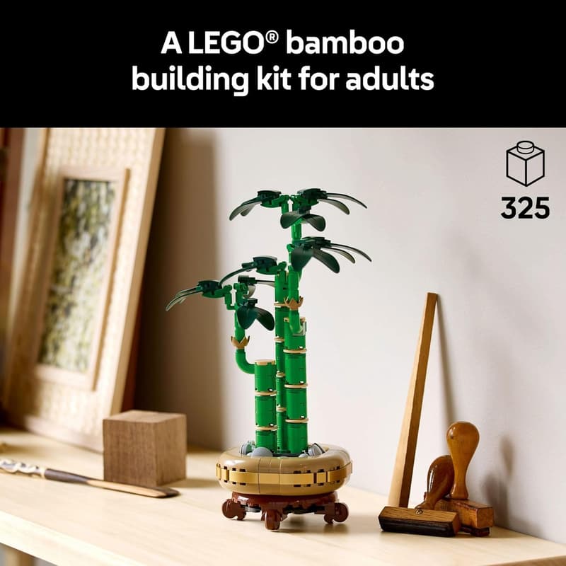 LEGO Botanicals Lucky Bamboo Set - Indoor Décor Gift for Adults