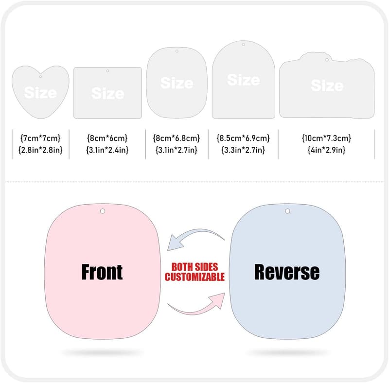 Personalized Car Air Freshener for Men and Women