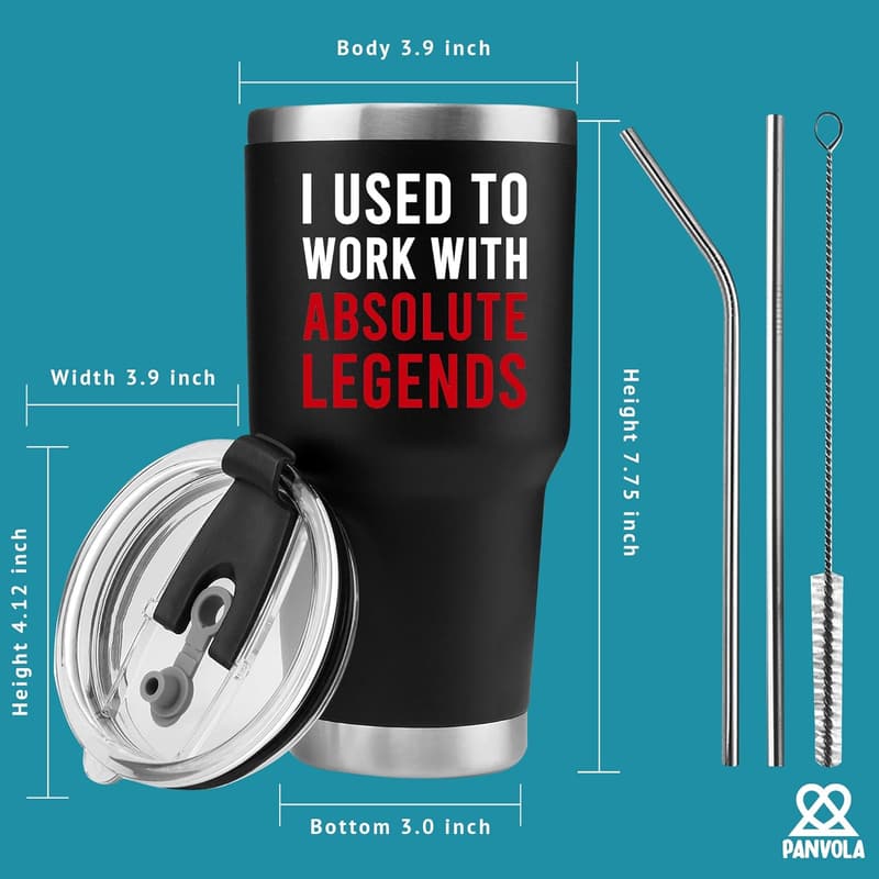 Farewell Gift: 30 oz Insulated Tumbler for Coworker Retirement