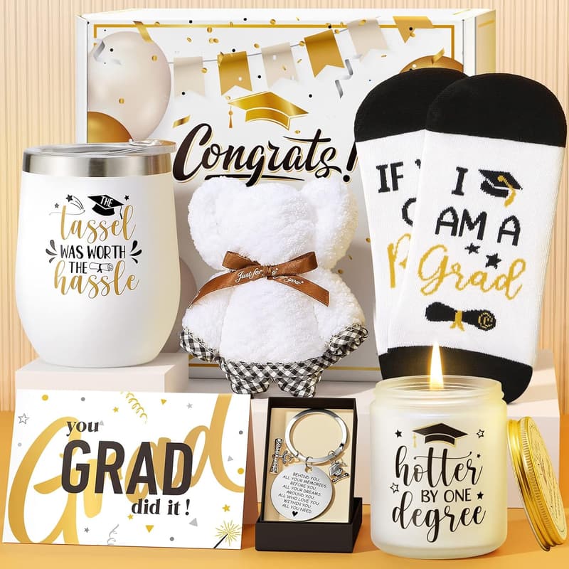2025 Graduation Gift Box with Wine Tumbler for All Grads