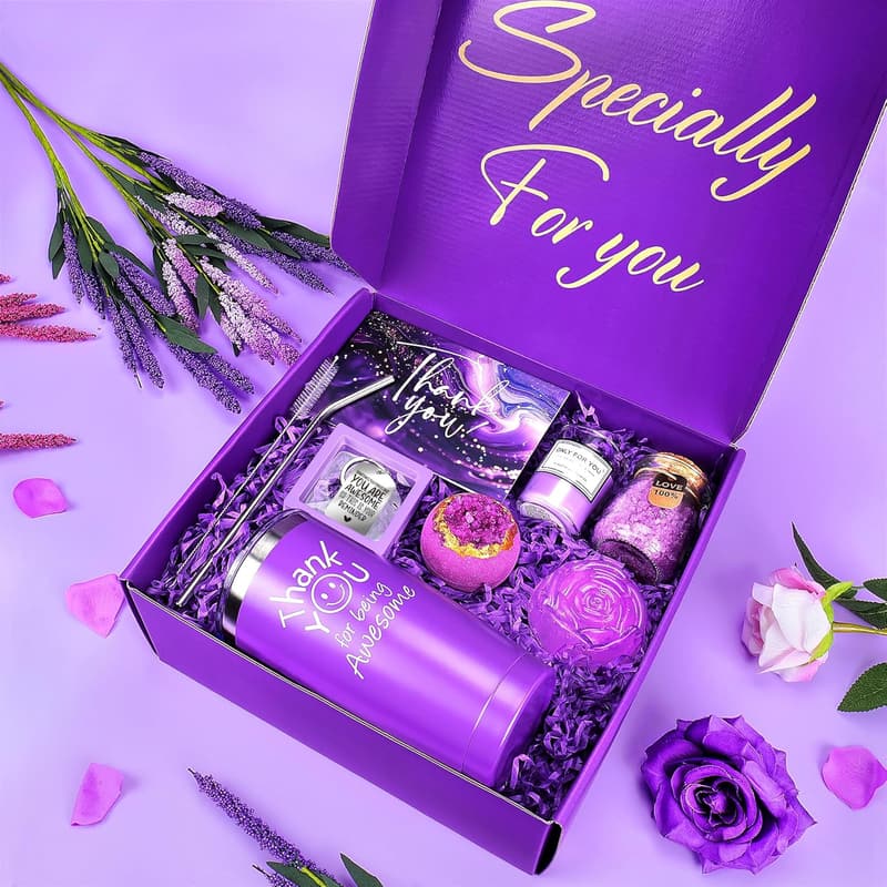 Thank You Gifts Basket Set for Women - 9PCS Employee Appreciation