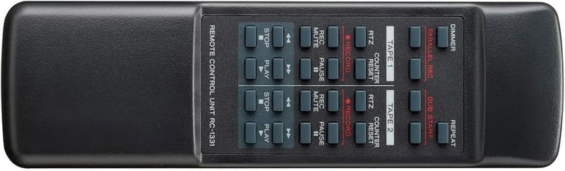 TEAC W-1200B Dual Cassette Deck with USB and Pitch Control
