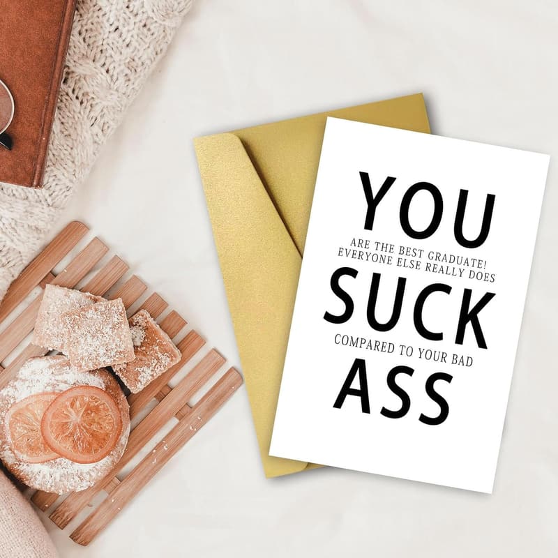2025 Graduation Card for Him - Funny College Gift