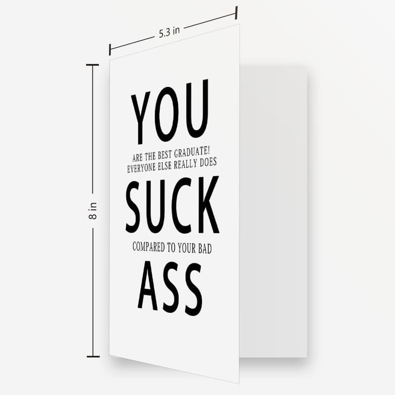 2025 Graduation Card for Him - Funny College Gift