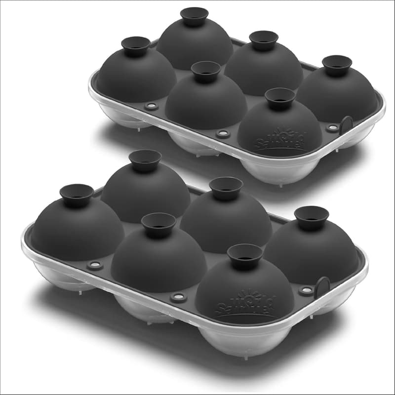 Silicone Ice Ball Maker for Whiskey, Food Grade, 12x2.5 Inch