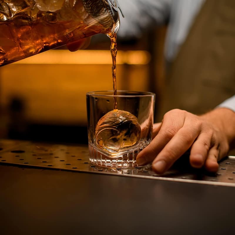 Silicone Ice Ball Maker for Whiskey, Food Grade, 12x2.5 Inch
