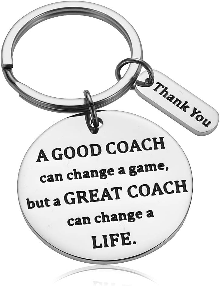 Appreciation Keychain Gift for Coaches - Perfect for Birthdays