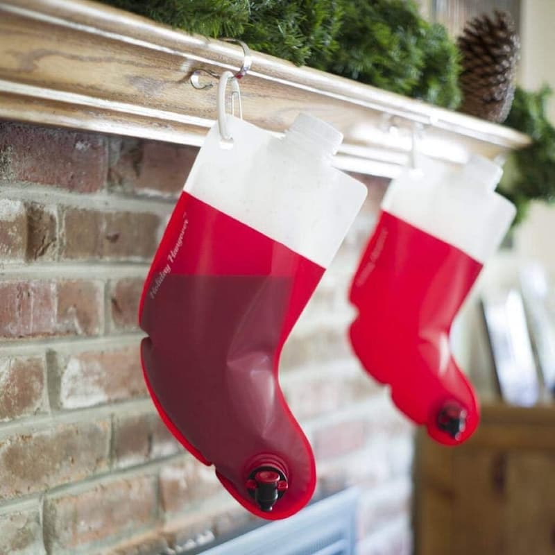 Santa's Stocking Flask - 2.25L Gag Gift for Holiday Parties