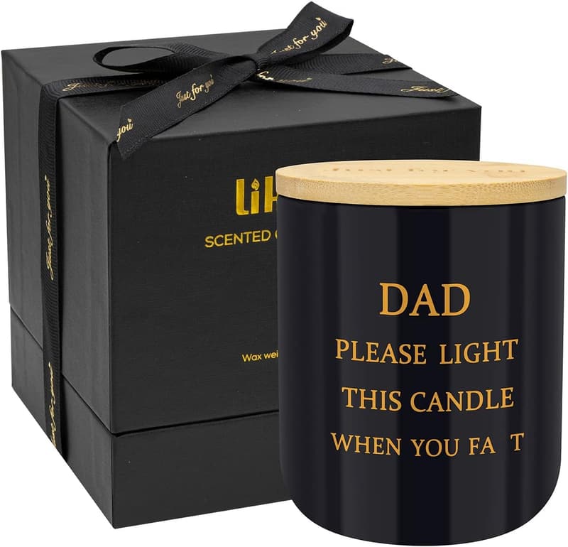 Father's Day Tuxedo Scented Candle (11.5 oz) for Dad