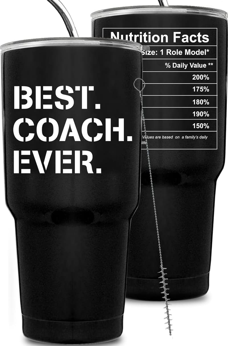Coach Appreciation Tumbler 30oz - Perfect Gift for Men