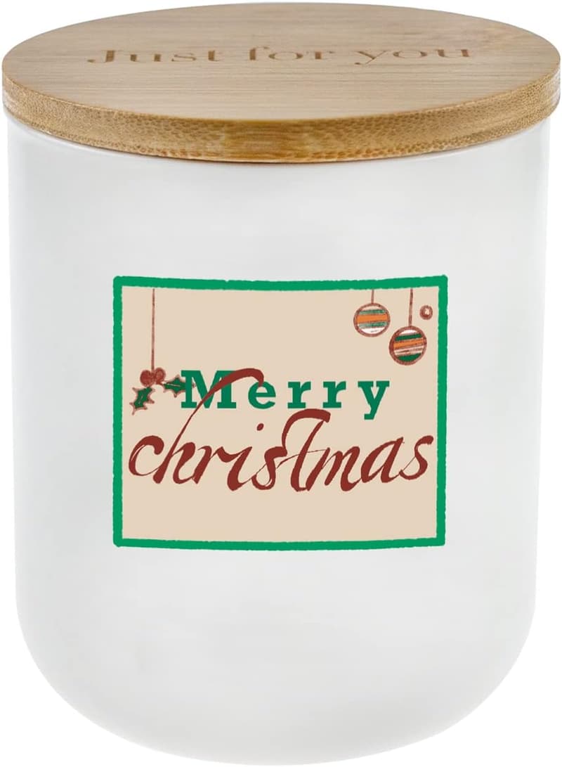 Christmas Scented Candles - Handmade Ceramic Jar 11.5oz