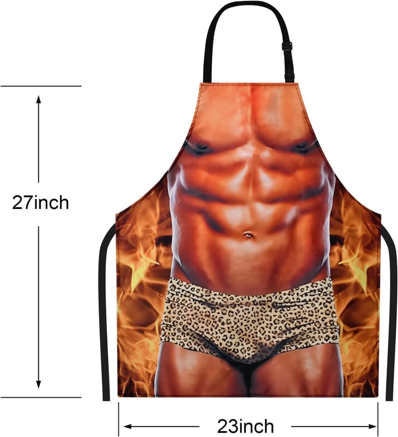 Funny Christmas Gag Gift Apron for Men