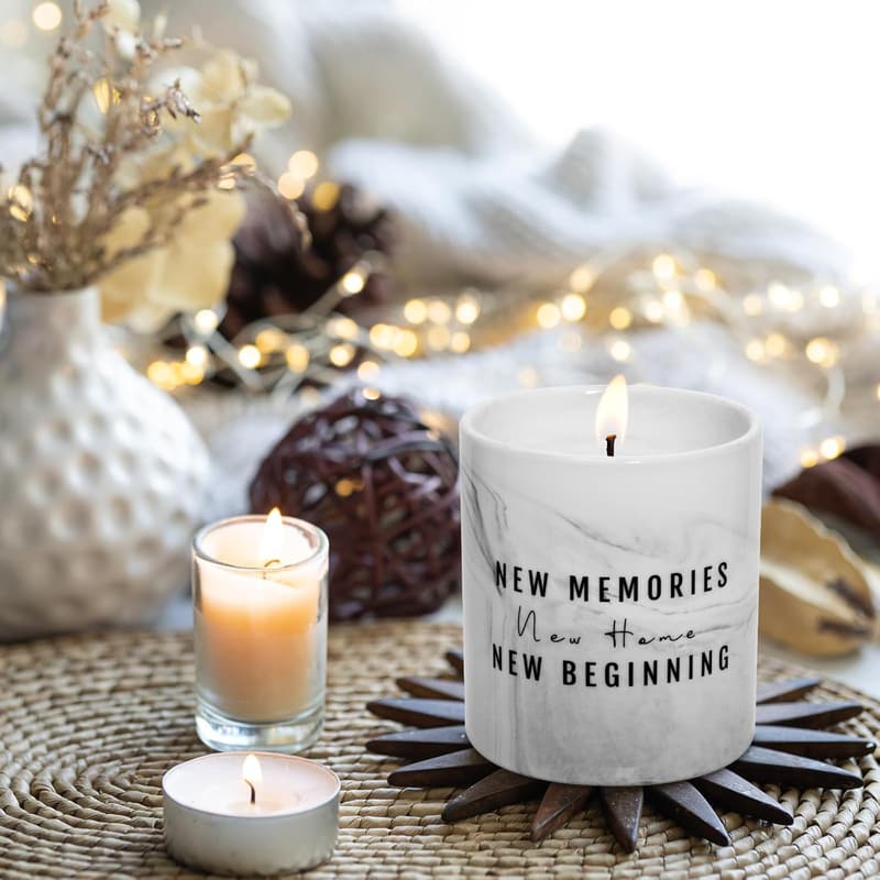 Unique Scented Candle - Housewarming Gift for Couples 9.5oz