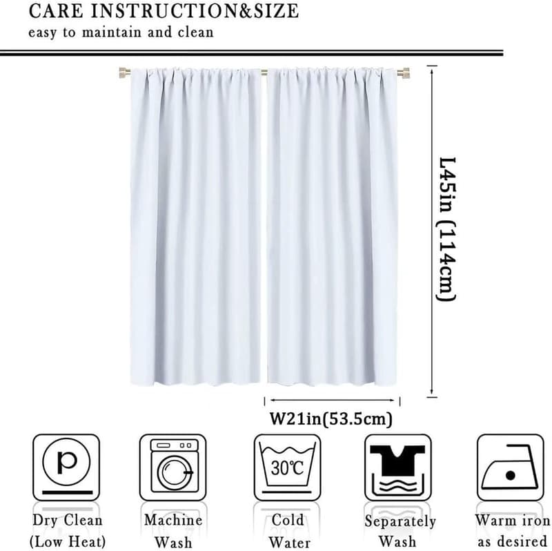 Forest Camouflage Blackout Curtains for Lodge Decor 42x45in