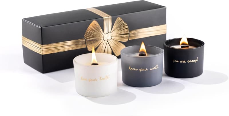 Aromatherapy Candle Gift Set - Soy Candles for Relaxation