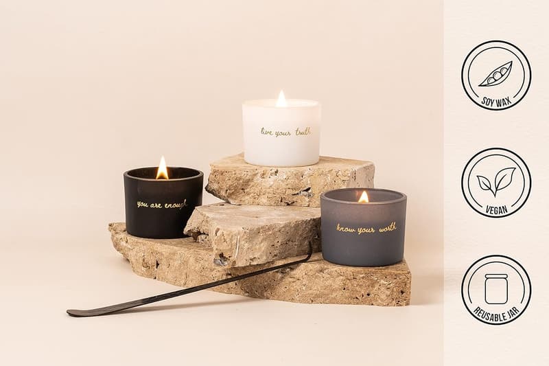 Aromatherapy Candle Gift Set - Soy Candles for Relaxation