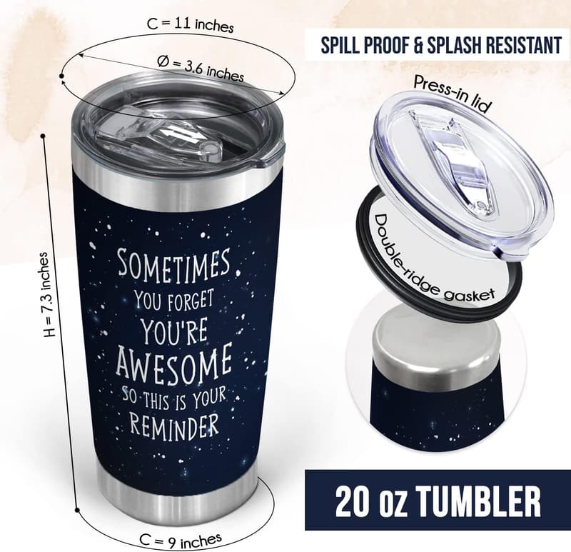 Mother's Day 20 oz Stainless Steel Insulated Tumbler for Women