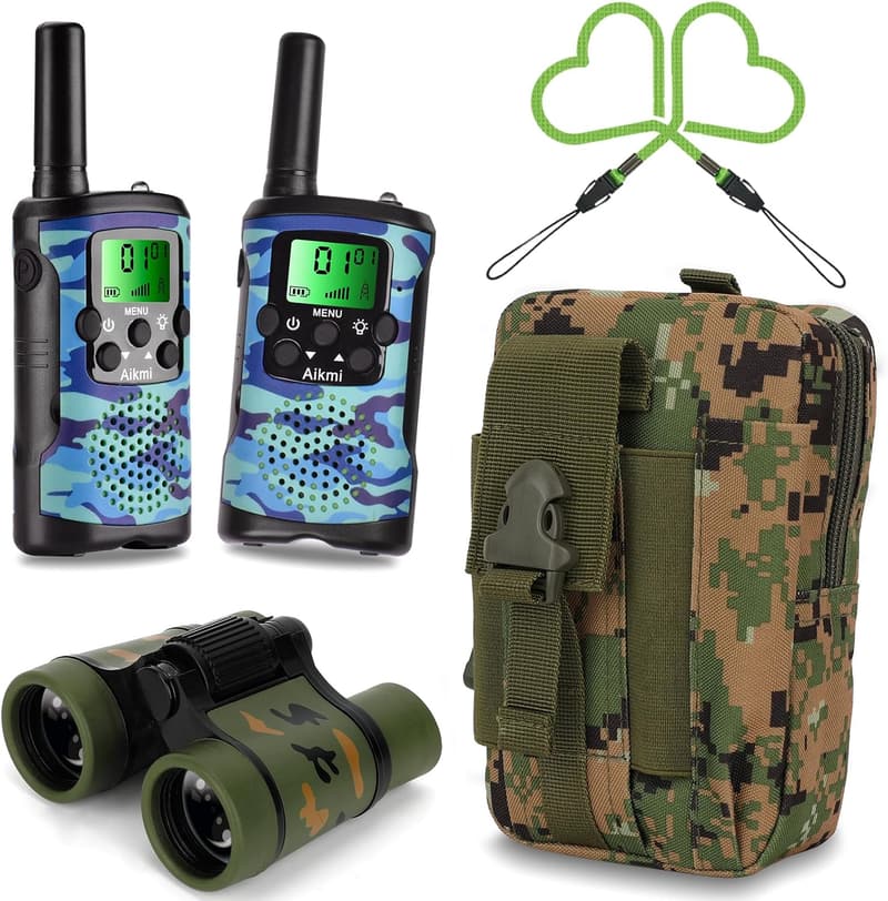 Kids Walkie Talkies - 2-Way Radio for Outdoor Adventures, Blue