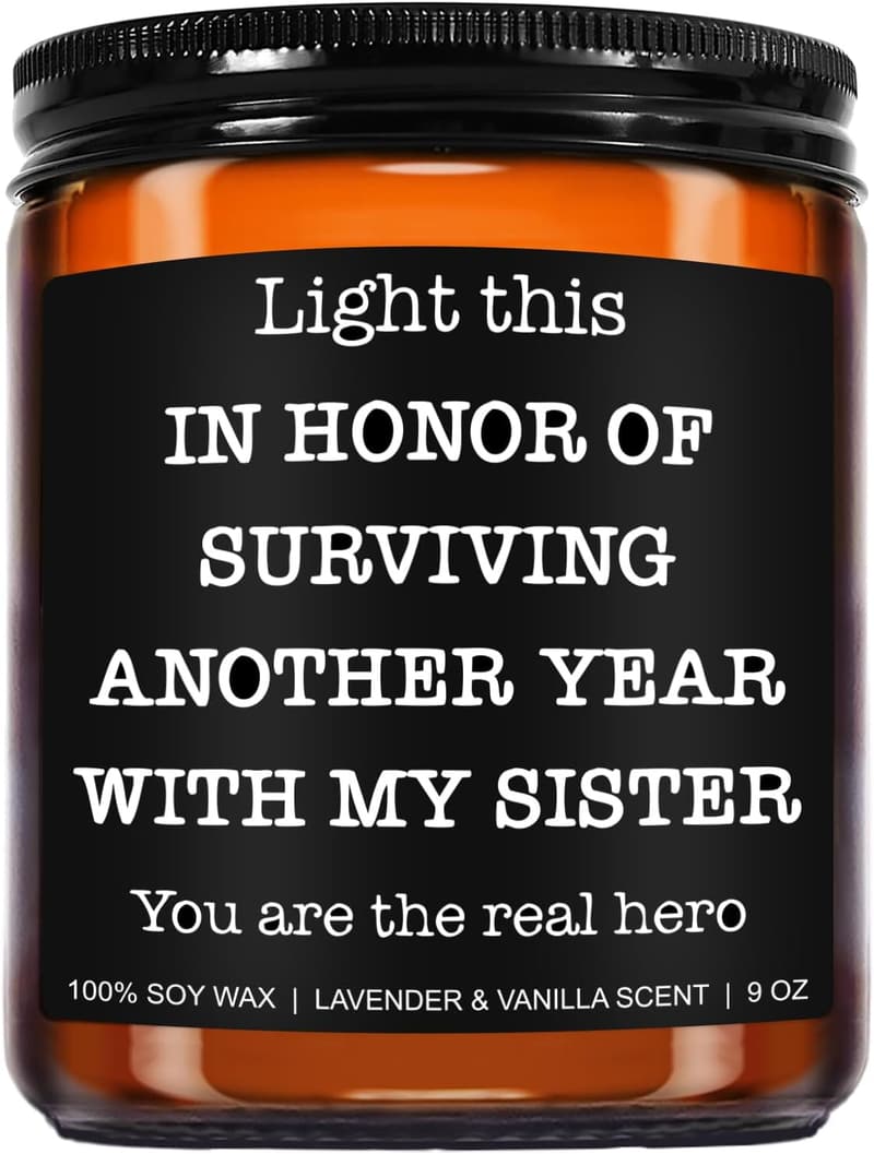 Brother-in-Law Birthday Candle - Funny Soy Wax, 9 oz