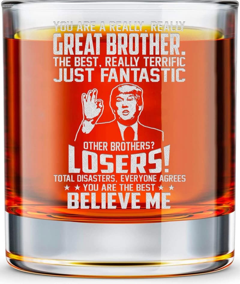 Funny Brother-In-Law Whiskey Glass - Perfect Father's Day Gift